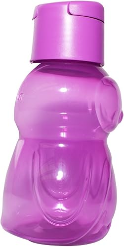 Miniatura 3 de Tupperware Eco Sports - Botella de agua de 12 onzas para niños, diseño de pingüino morado