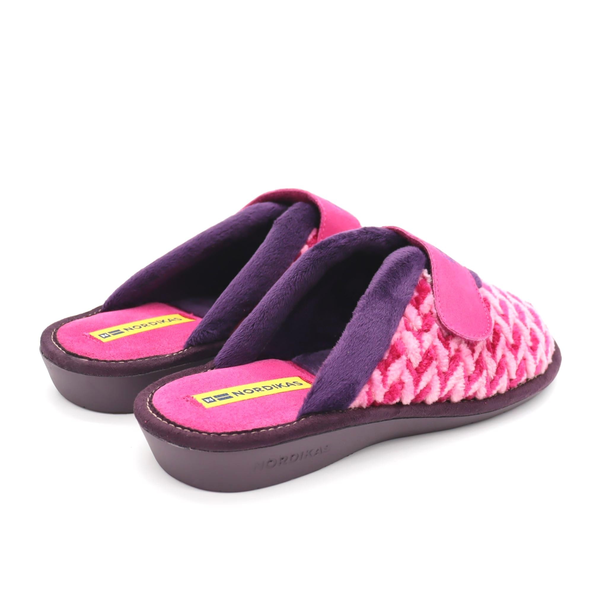 NORDIKAS - ZAPATILLAS DE CASA MUJER TOP LINE GLACIAR FRESA