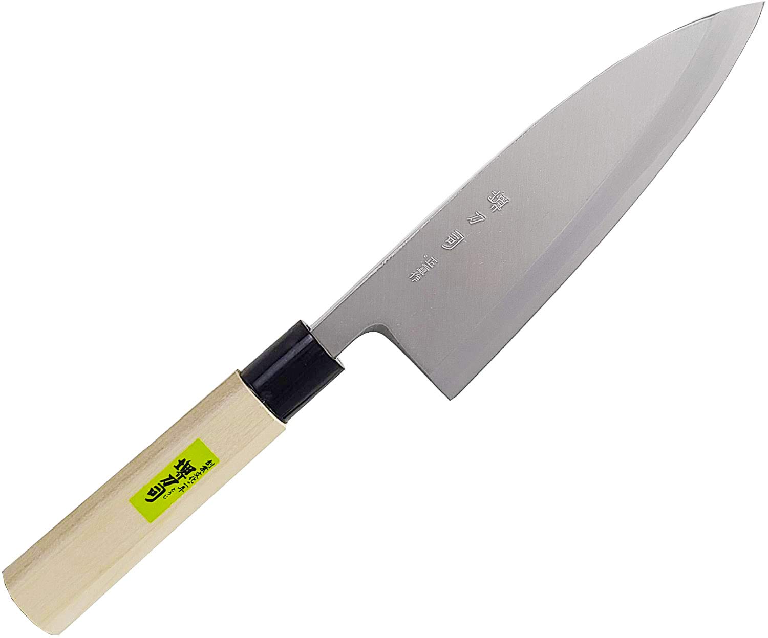 Amazon｜堺刀司 出刃包丁 シルバー 180mm 正重 出刃 A-10014｜重箱 