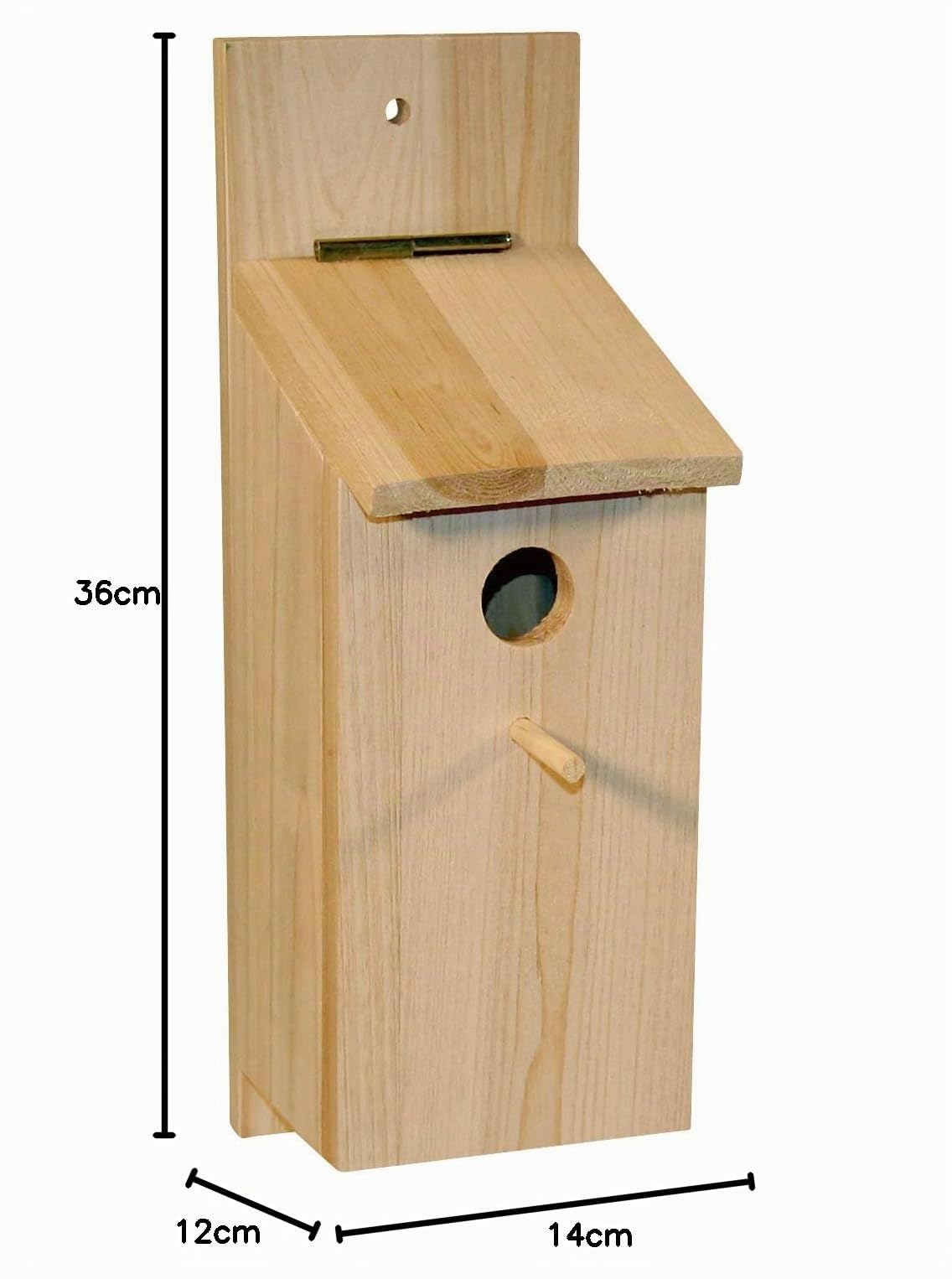 KERBL Nichoir pour oiseaux 36x12x14cm Kit à monter soi-même