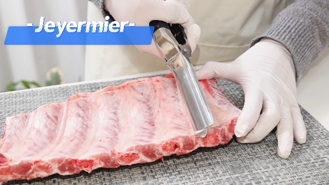 Kit para retirar membrana de costillas acero inoxidable miniatura 7