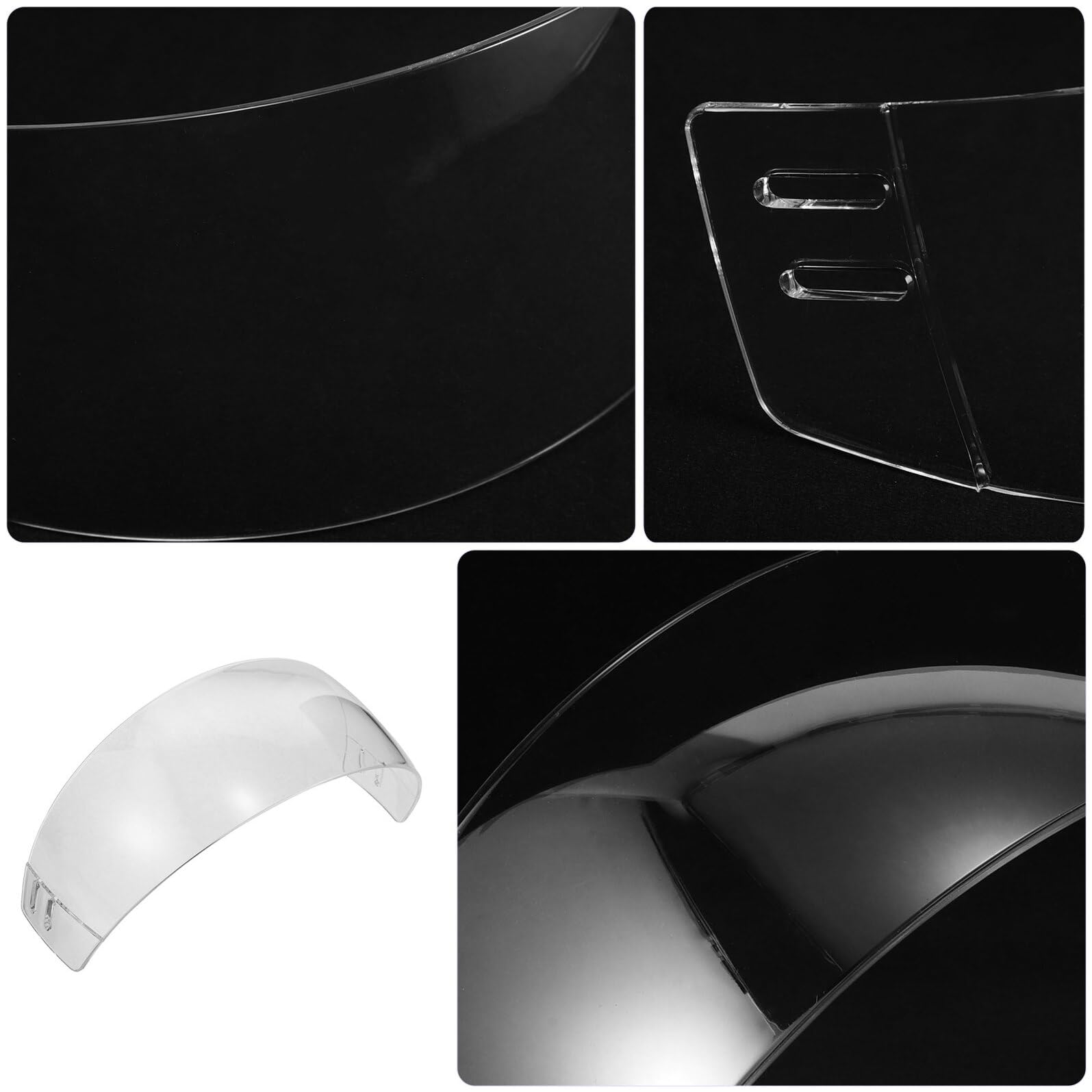 TOYANDONA Visiera per Casco da Hockey su Ghiaccio Protezione Antiappannamento e Antigraffio in Pc, per Allenamenti e Competizioni di Atleti e Giocatori
