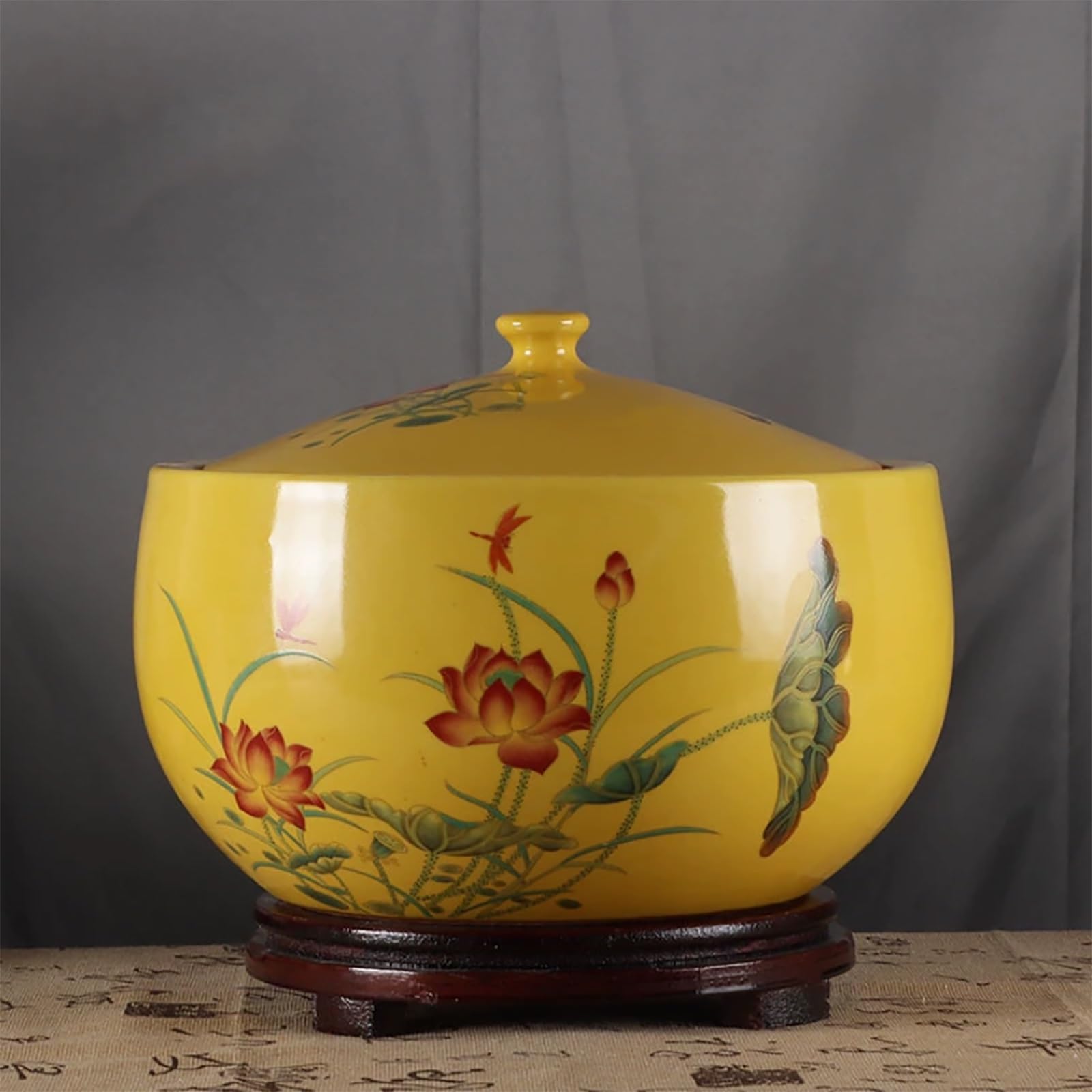 Ceramic Rice Jar Large Ceramic Jar For Rice Ceramic Rice Bucket With Lid Ceramic Rice Container,rice Container,rice Bucket,rice Storage Container,rice