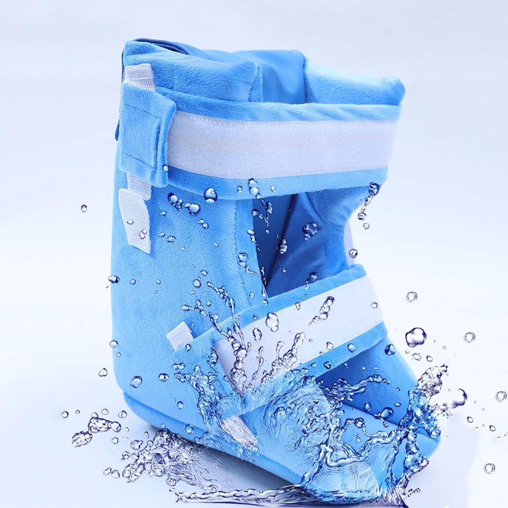 Protectores de Cojines para el talón y Almohadas para los pies - Protectores de talón y pie para aliviar el Dolor de la presión y la úlcera del talón,1Pair