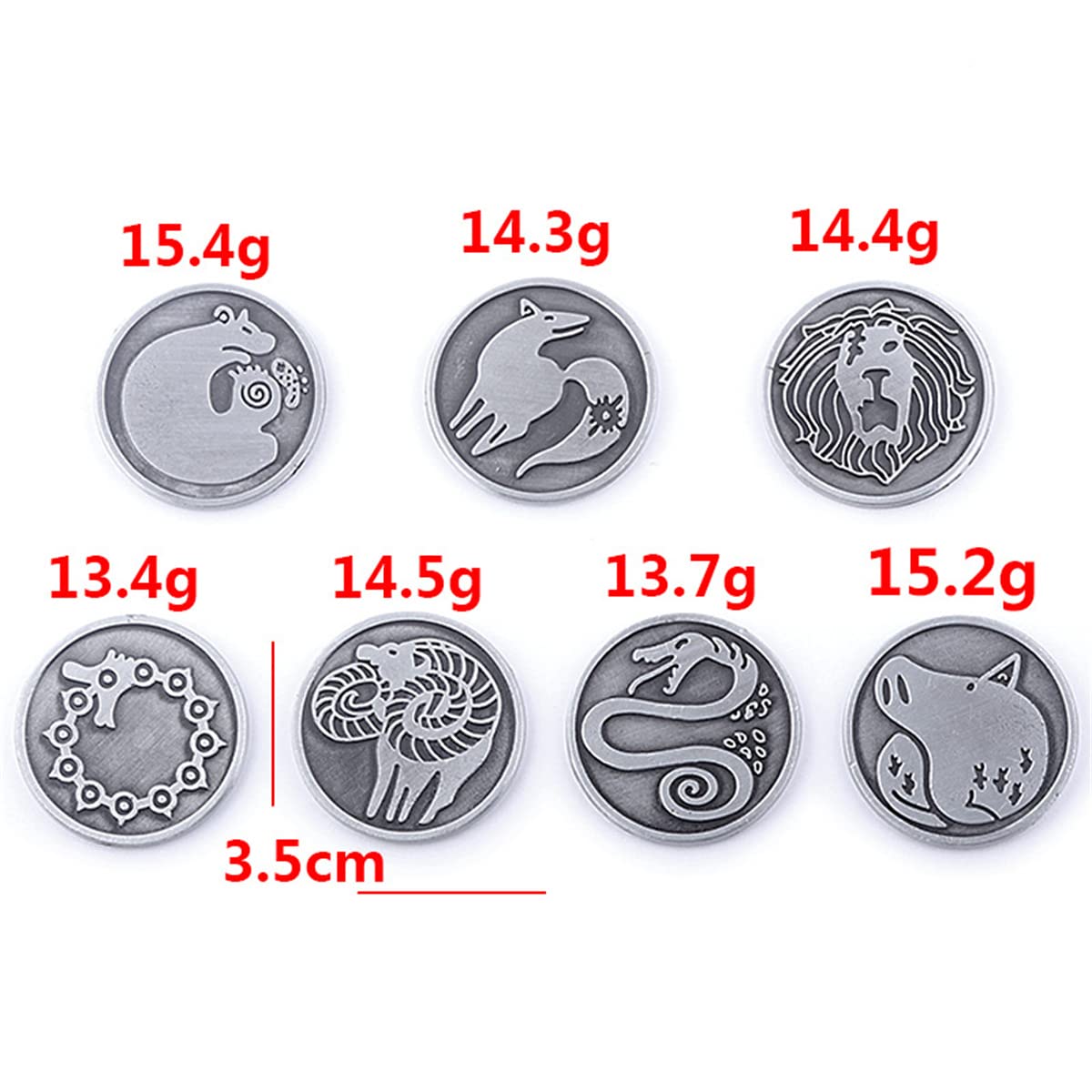 Amazon.co.jp: 七つの大罪 周辺 メリオダス ゴウセル キング ディアンヌ バン エスカノール マーリソ 2個セット コイン ネックレス  アニメ 漫画 コスプレ道具 ブレスレット リストバンド アクセサリー 男女兼用 周辺グッズ プレゼント 腕輪 アクセサリー カジュアル ...