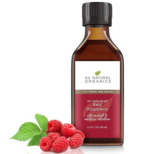 Aceite de semilla de frambuesa roja, aceite natural de belleza para el cuidado de la cara, el cuerpo y la piel, rico en ácidos grasos Omega 3-6-9, disponible en Yaxa El Salvador