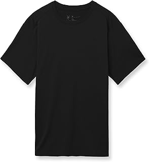 Goat Crew Neck Merino Wool Shirt for Men | Short Sleeve Merino Wool T-Shirt for Men with UPF 50+ Sun Protection
