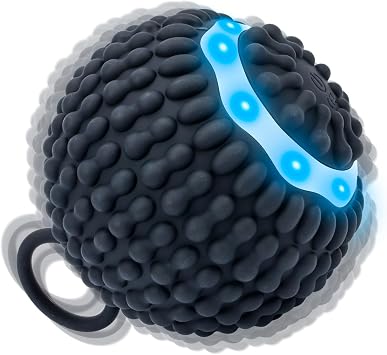 Yitrust 4 Speed Vibrating Massage Ball Rechargeable Vibration Therapy Ball for Hand Tremor & Parkinsons Support - Physical Therapy Massage Device Elderly-Friendly Design