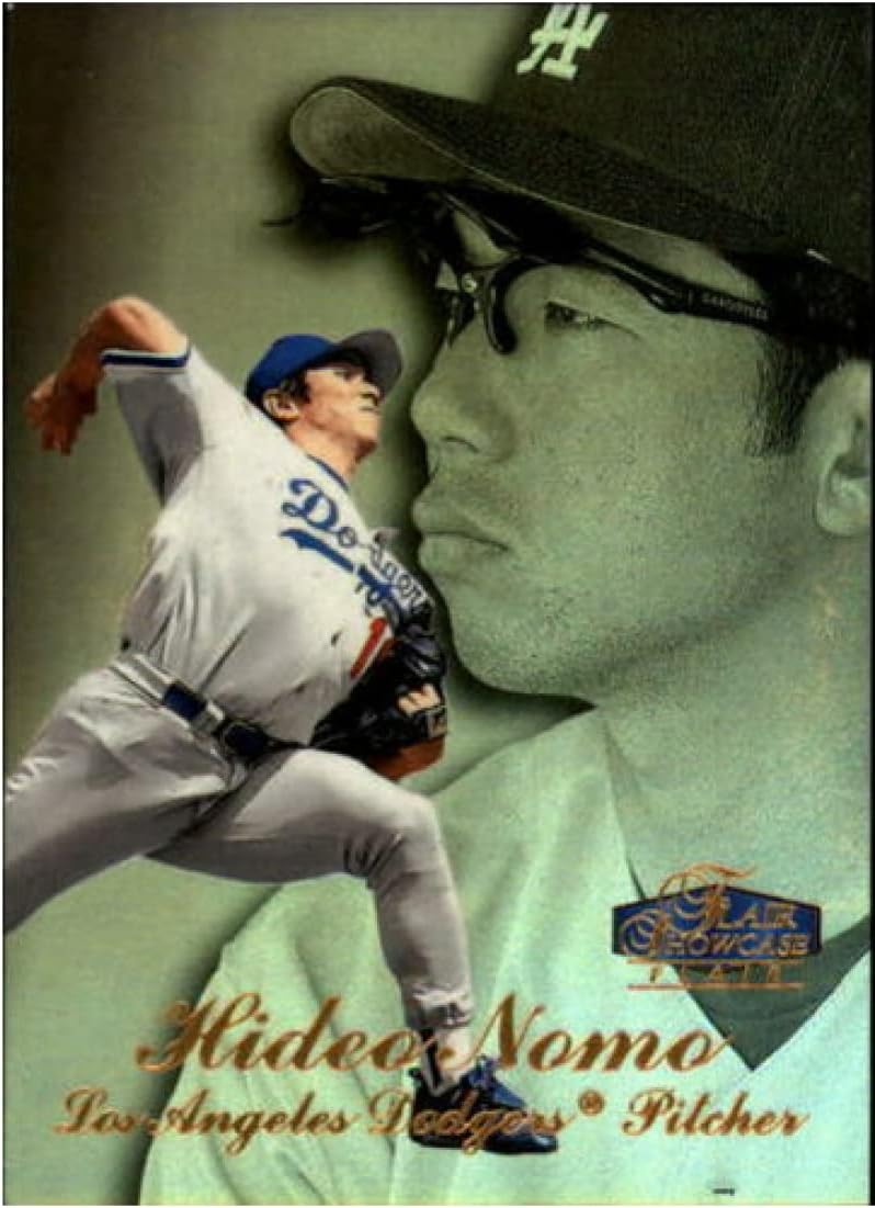1998 Flair Showcase Row 3#59 Hideo Nomo Los Angeles Dodgers MLB Baseball Card NM-MT