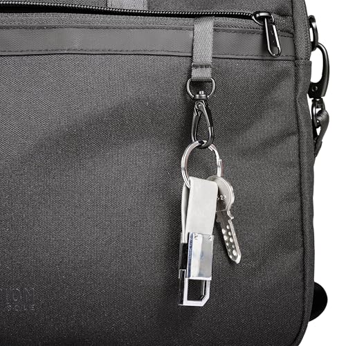Kenneth Cole Recycled Polyester Slim 16" Laptop Business Briefcase, Black by Kenneth Cole REACTION - Image 6