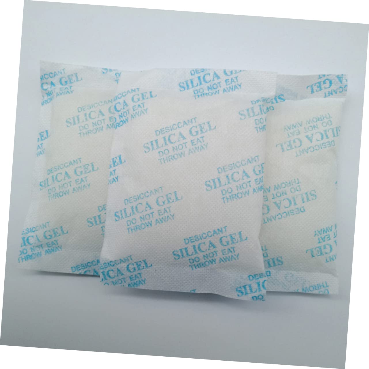 Déshumidificateur 100 Paquets 10g en Tissu Non Tissé Réutilisable Gel de Silice pour Absorption D'humidité Sûre Placards et Vêtements