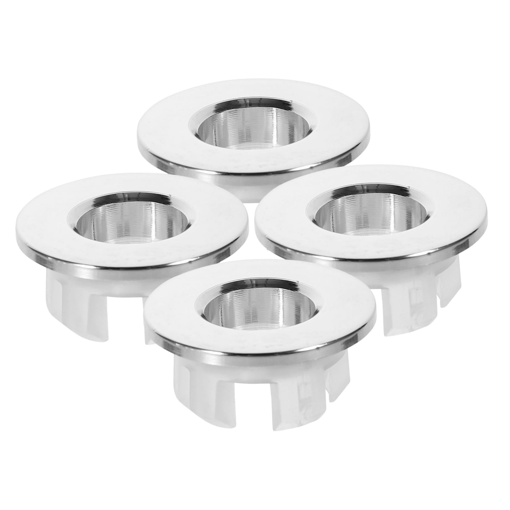 Operitacx 5 Set Copertura Decorativa Per Lavabo - Copertura Drenaggio - Lavabo Ceramica Drainamento Di Overflow Coperchio Scarico Troppopieno Vasca Anello Troppopieno Lavello 4 Pezzi * 5