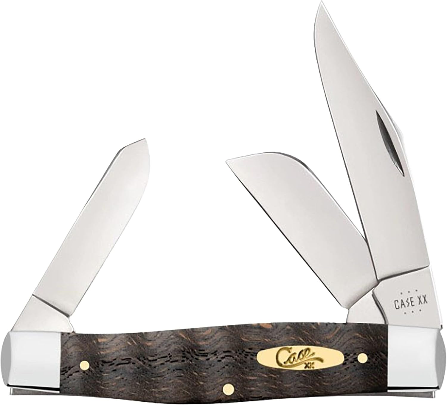 Case Cutlery CA14004: Stockman Black Curly Oak