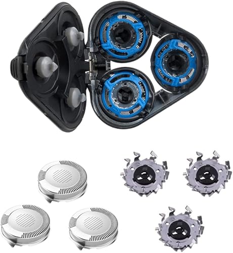 Miniatura 8 de Cabezales de repuesto para afeitadora Phi&lips Norel&co Compatible con modelos S9000 S9031 S9111 S9121 S9151 S9911 S9911 S9311