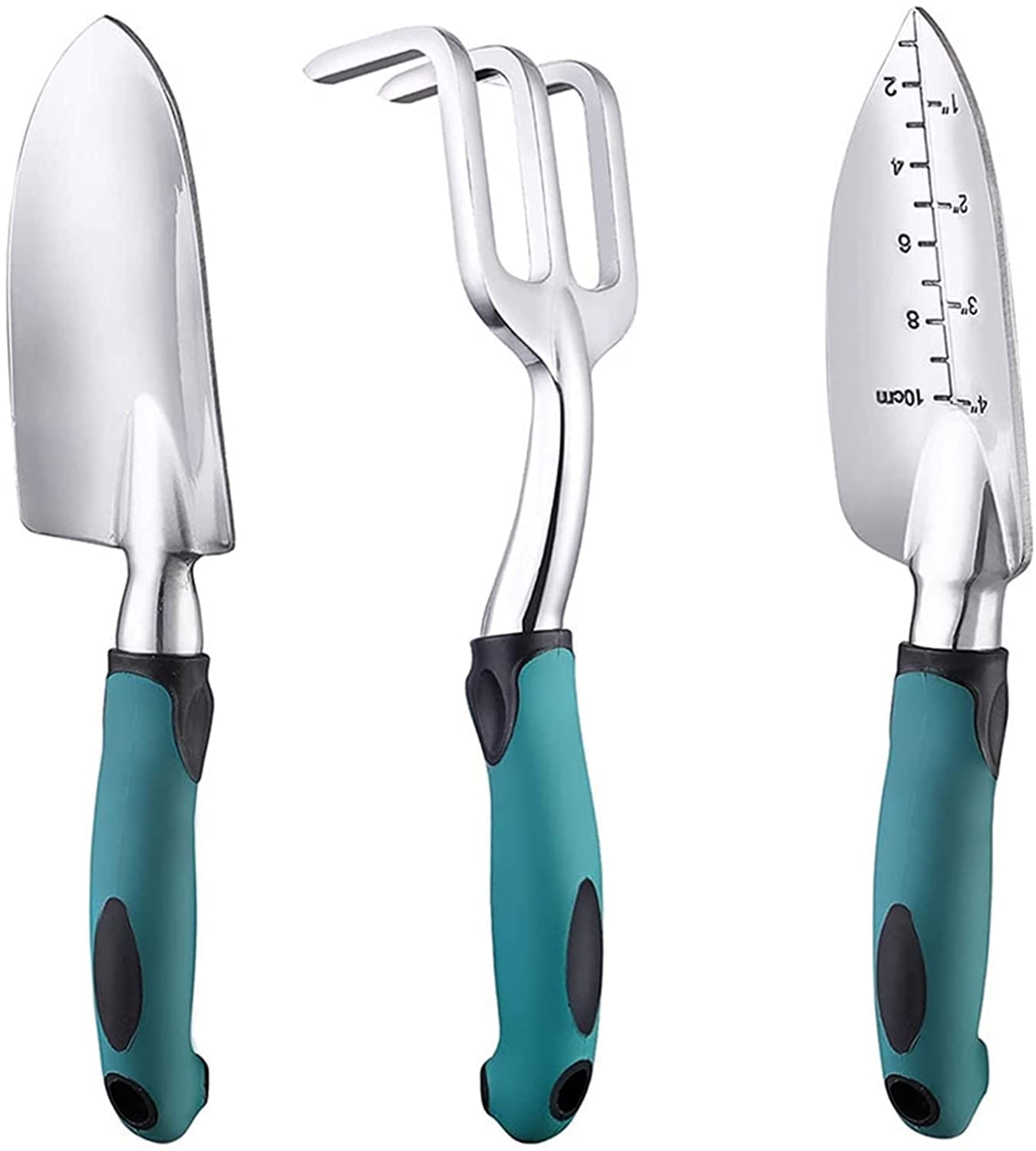 Set di Attrezzi da Giardino Attrezzi agricoli da Giardino Set da 3 Pezzi Pratici Forbici a Pala Utensili manuali Multifunzione Forniture per la Coltivazione del Giardinaggio (Modello 01 M)