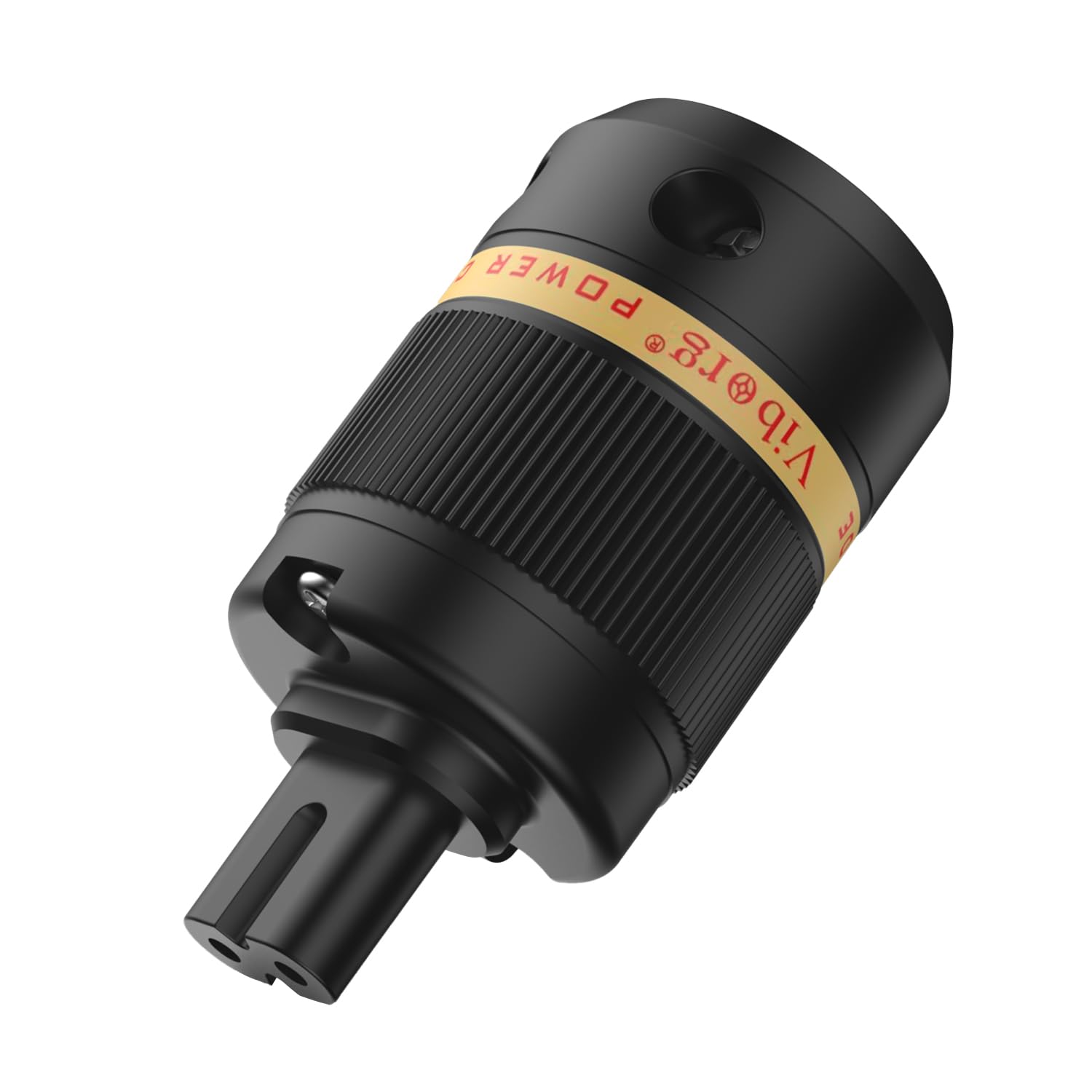 Conector IEC C7 Viborg VF508S de cobre puro plateado para audio High-End sin pérdidas 8