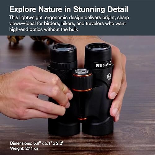 Miniatura 2 de Celestron Binoculares ED de 10 x 42 - Binoculares ED para caza, aves y actividades al aire libre - Prismas BaK-4 recubiertos de fase y dieléctricos