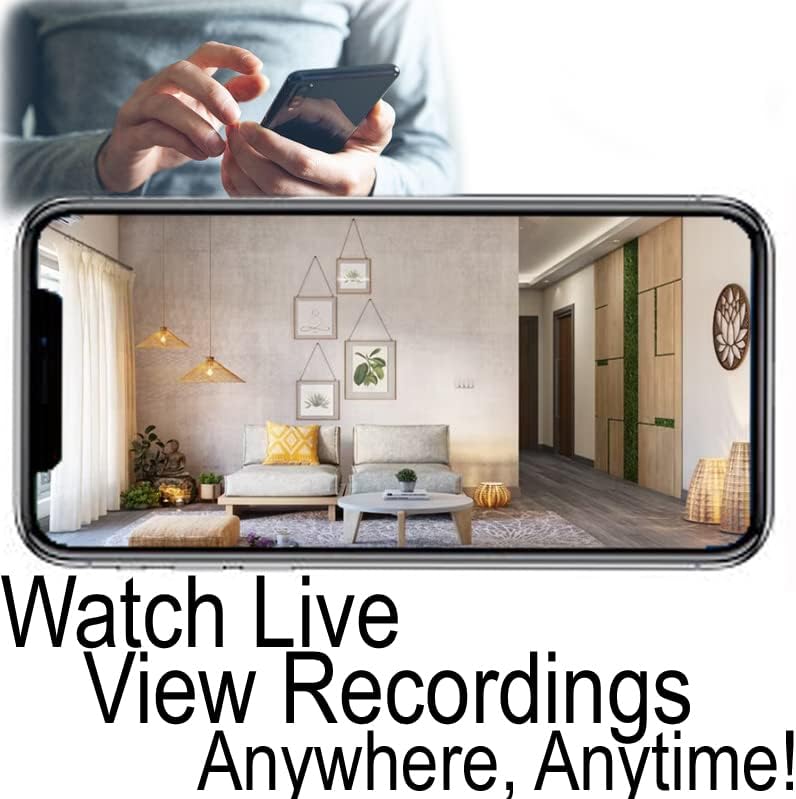 Miniatura 3 de SecureGuard Receptáculo de alimentación interior Toma de pared 720P Cámara espía Tarjeta SD DVR Cámara de niñera (Blanco) Solo movimiento