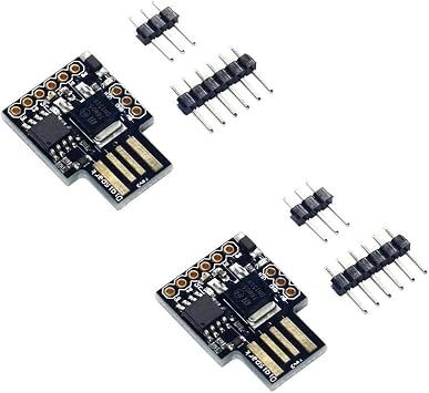 2 Pcs General Digispark Kickstarter ATTINY85 Micro USB Development Board for Arduino