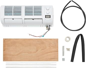 12V 100W Portable Electric Truck Air Conditioner, Wall Mounted Car Air Conditioner Cooling Evaporator, Electric Vehicle Cooling 3 Speed Adjustable Air Conditioners Fan
