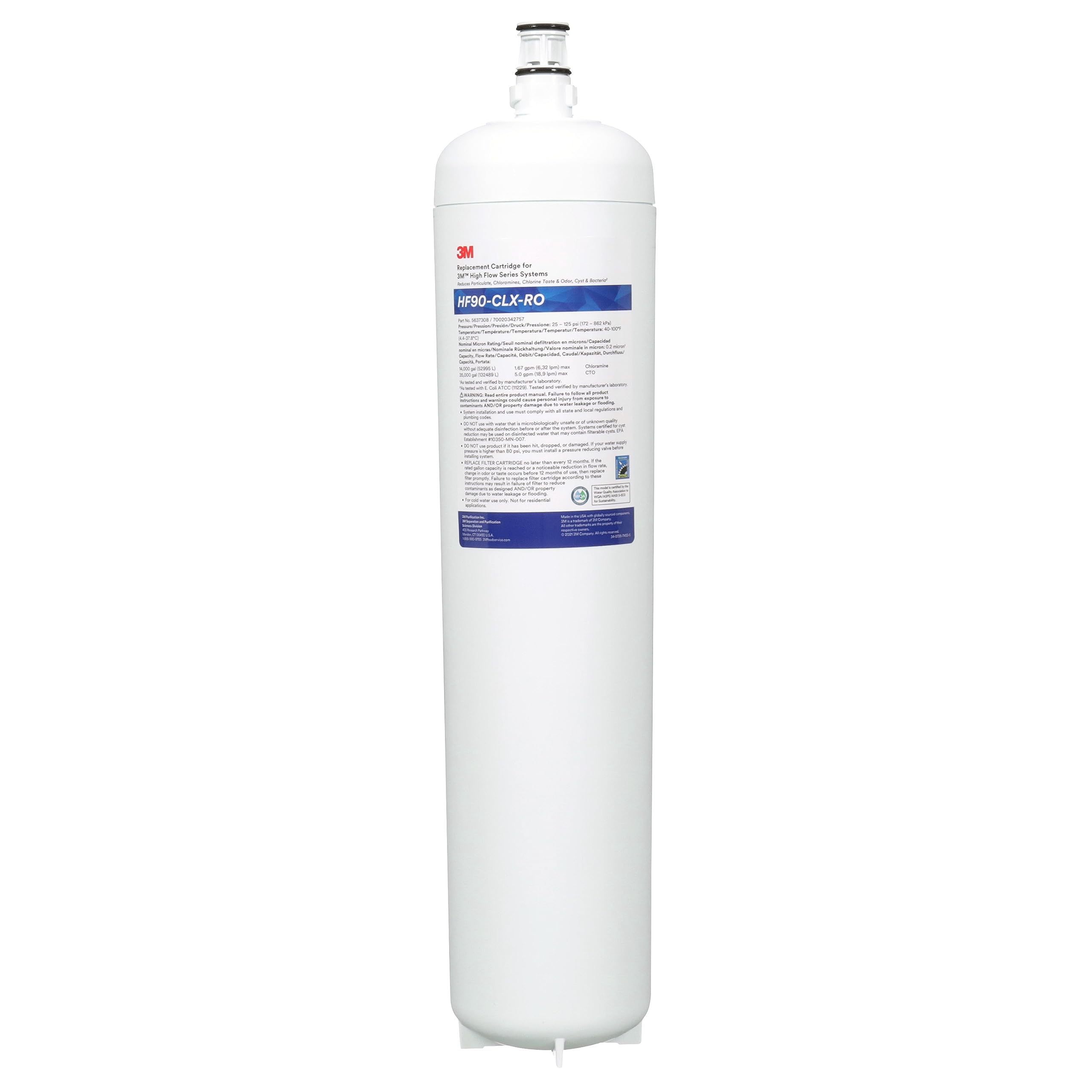 Filtro 3M ScaleGard HP HF90-CLX-RO contra sedimentos de 0,2 um