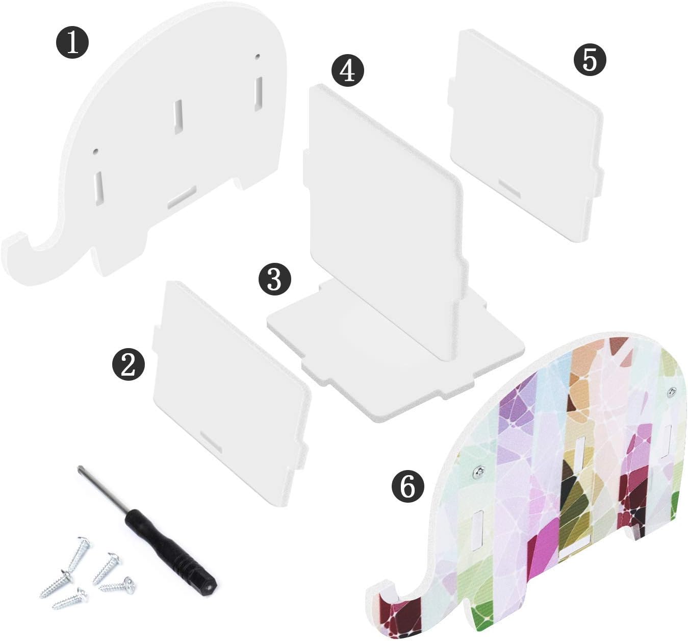 MOKANI Pen Pencil Holder for Desk Cute Elephant Gifts Desk Organizer Marker Makeup Brush Holders Workspace Organizers Office Decor Accessories with Phone Stand Christmas Gifts For Women Men Adults : Office Products