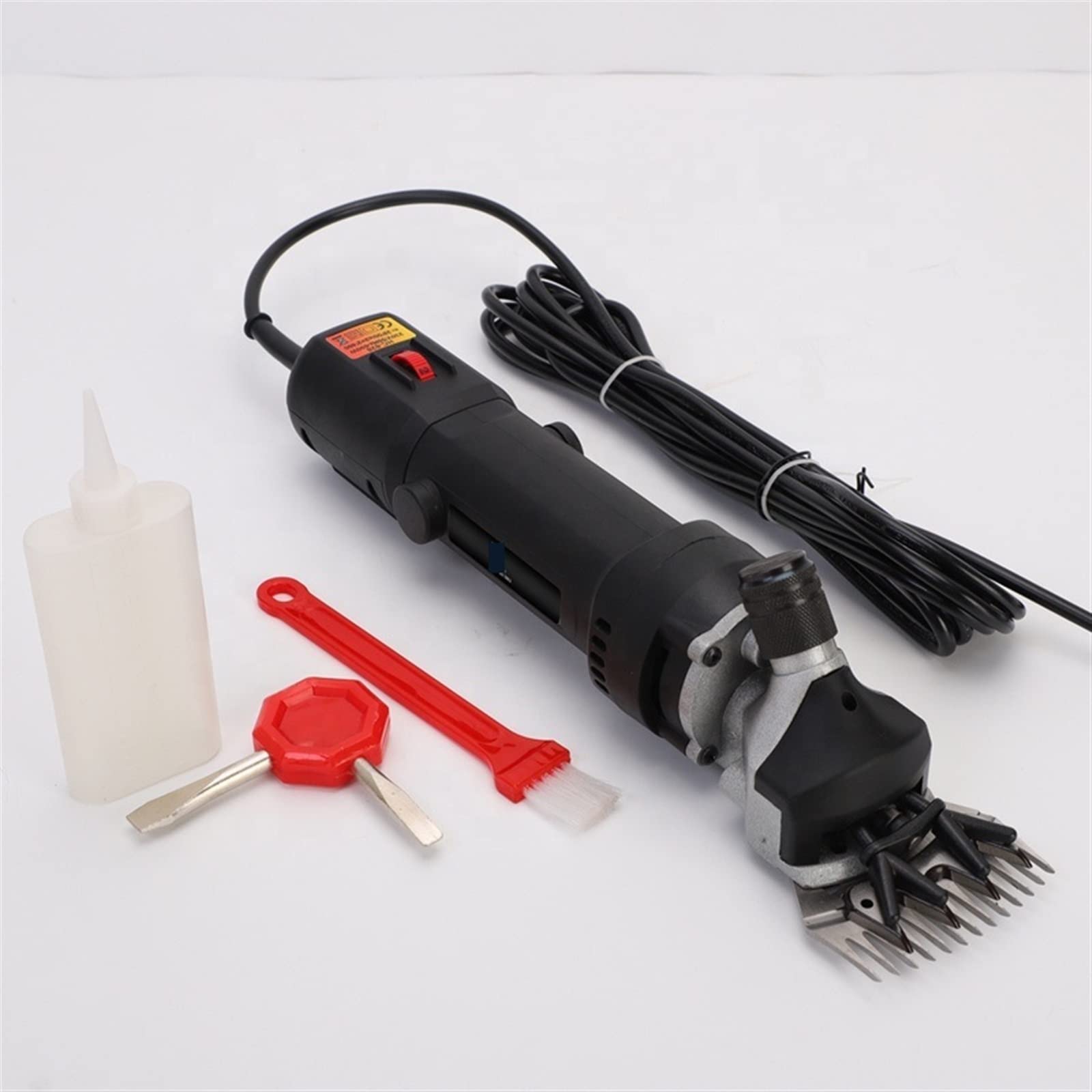 Tijeras eléctricas para ovejas Máquina profesional de corte de lana de oveja, tijeras de oveja, máquina cortadora de pelo de cabra, máquinas cortadoras de pelo Termine la tarea de esquilar fácilmente
