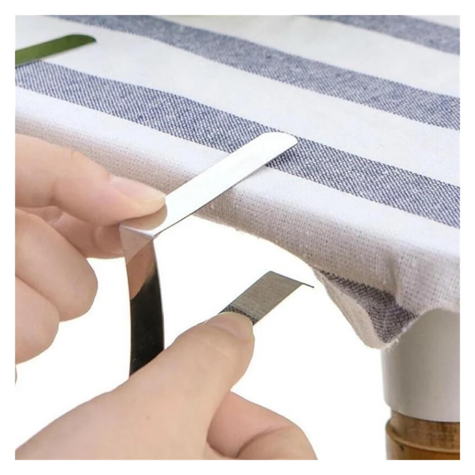 Tischdeckenklammern Stainless Steel Anti-Slip Tablecloth Clips Non-Slip Tables Cover Securing Clamps Clip Wedding Camping Promenade Table