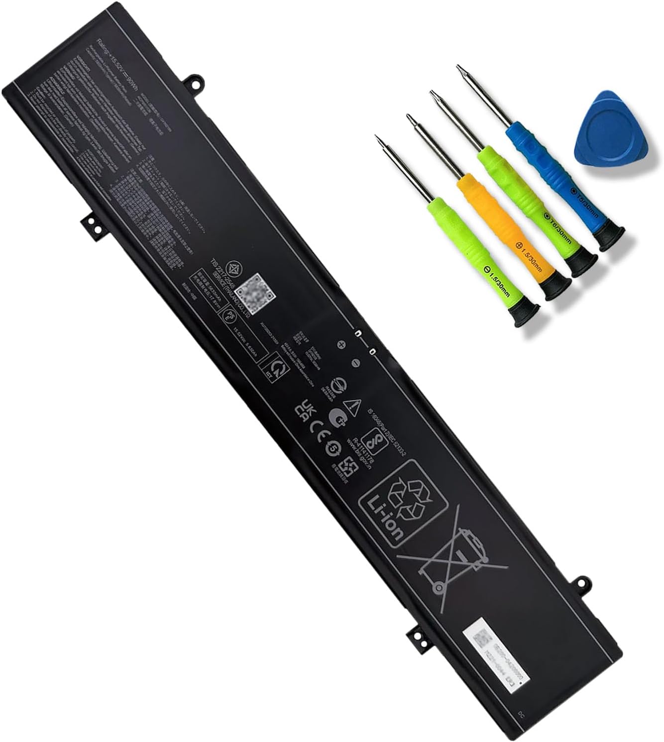 C41N2109 Battery Replacement for ASUS Rog Flow X16 GV601RW GV601RE GV601VI GV601RM Strix G16 G614JV G614J Strix G18 G814J G634JY G814JI G634JZ 18 G834JZ G834JY Zephyrus M16 GU604V G16 GU604VZ 90Wh