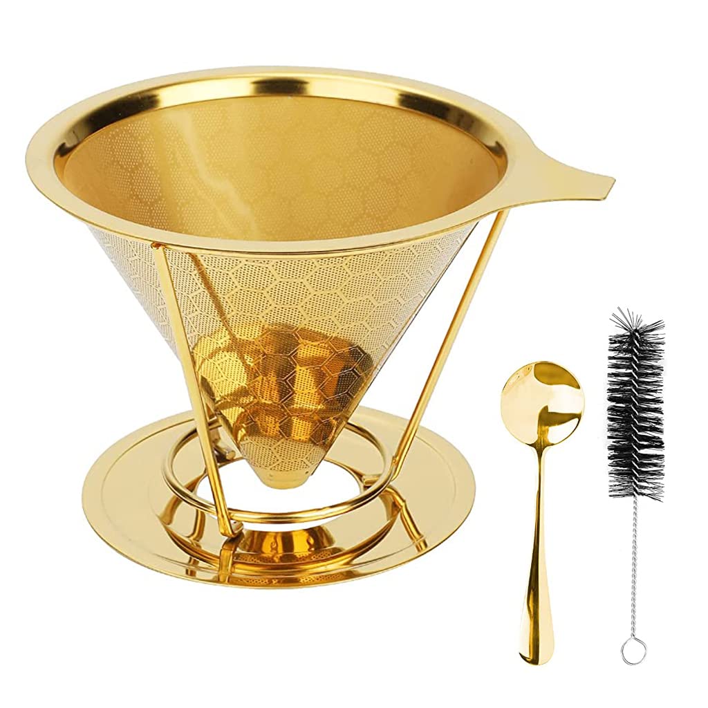 HASTHIP® Filter Coffee Maker 800 Mesh with Handle Pour Over Coffee