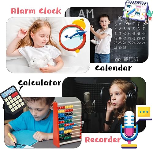 Miniatura 6 de Retysaz Reloj inteligente para niños, reloj inteligente de 24 juegos para niños, relojes inteligentes de moda para niños de 3 a 14 años, gran regalo