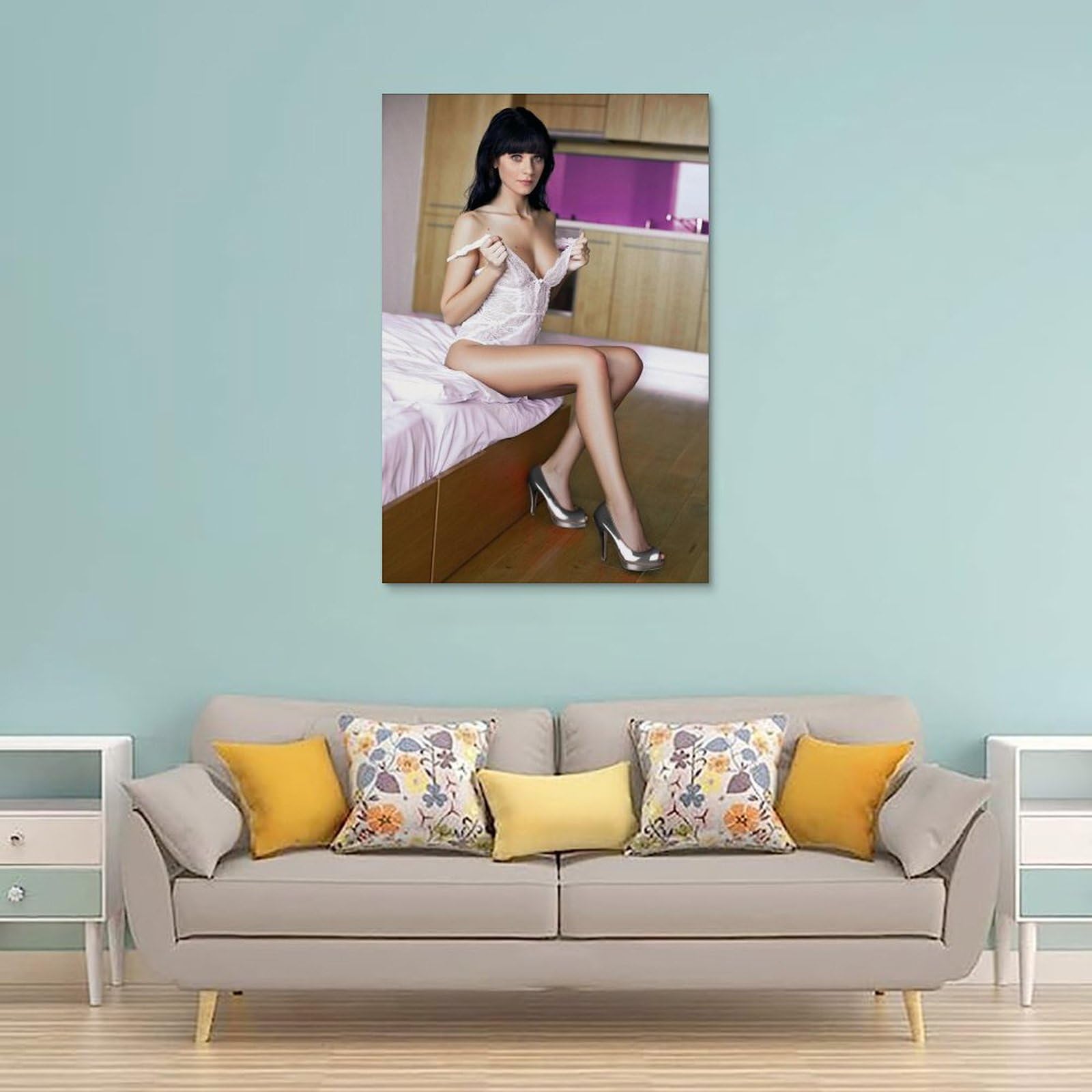 Amazon.com: Zooey Deschanel Sexy Hot Poster Gifts Canvas Painting Wall Art  Decorative Picture Prints Modern Decor 20x30inch(50x75cm): Posters & Prints