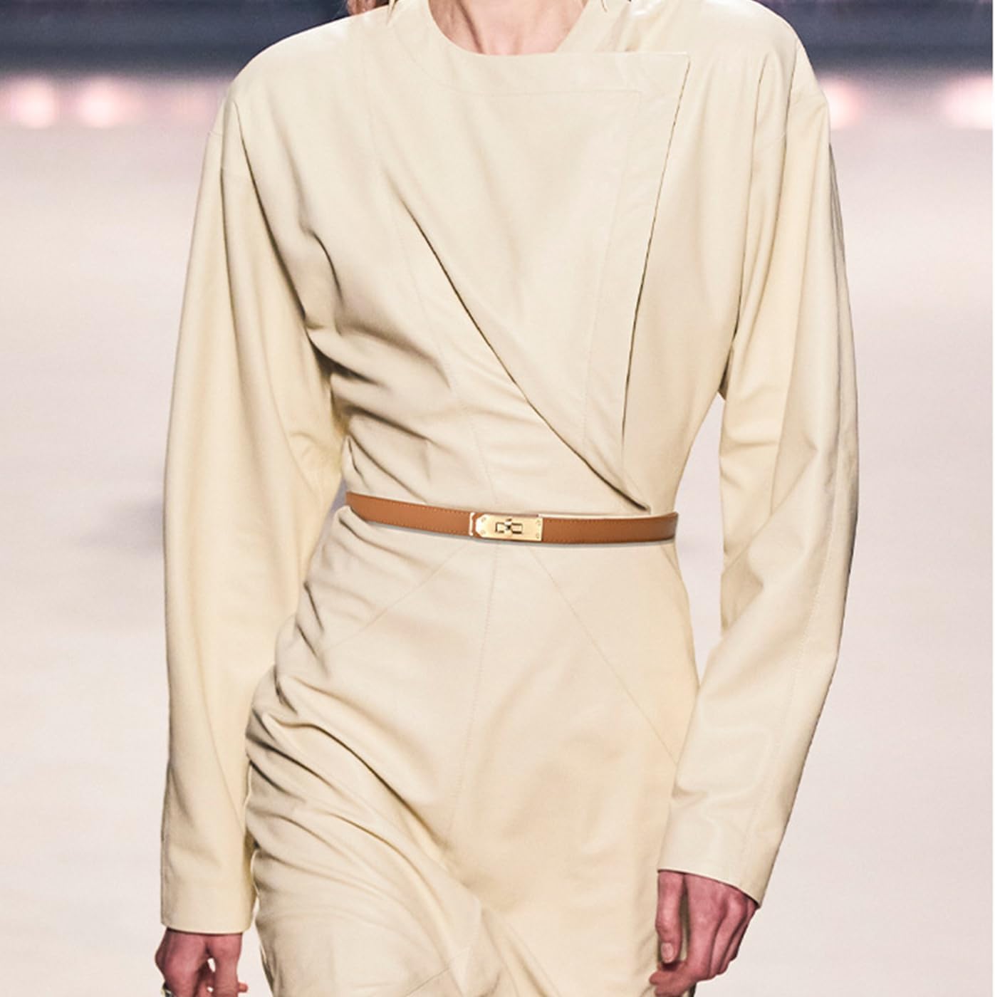 2PCS Adjustable Womens Belts for Jeans Dresses Slim Leather Stretch Belt Perfect Fit Everyday Casual Office Wear Comfortable Versatile - Image 7