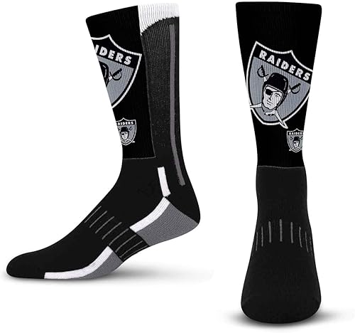 Miniatura 11 de For Bare Feet NFL Adult Curve Socks - Game Day Apparel - Machine Washable - Warm & Cold Weather - Comfort and Style for Men Color del