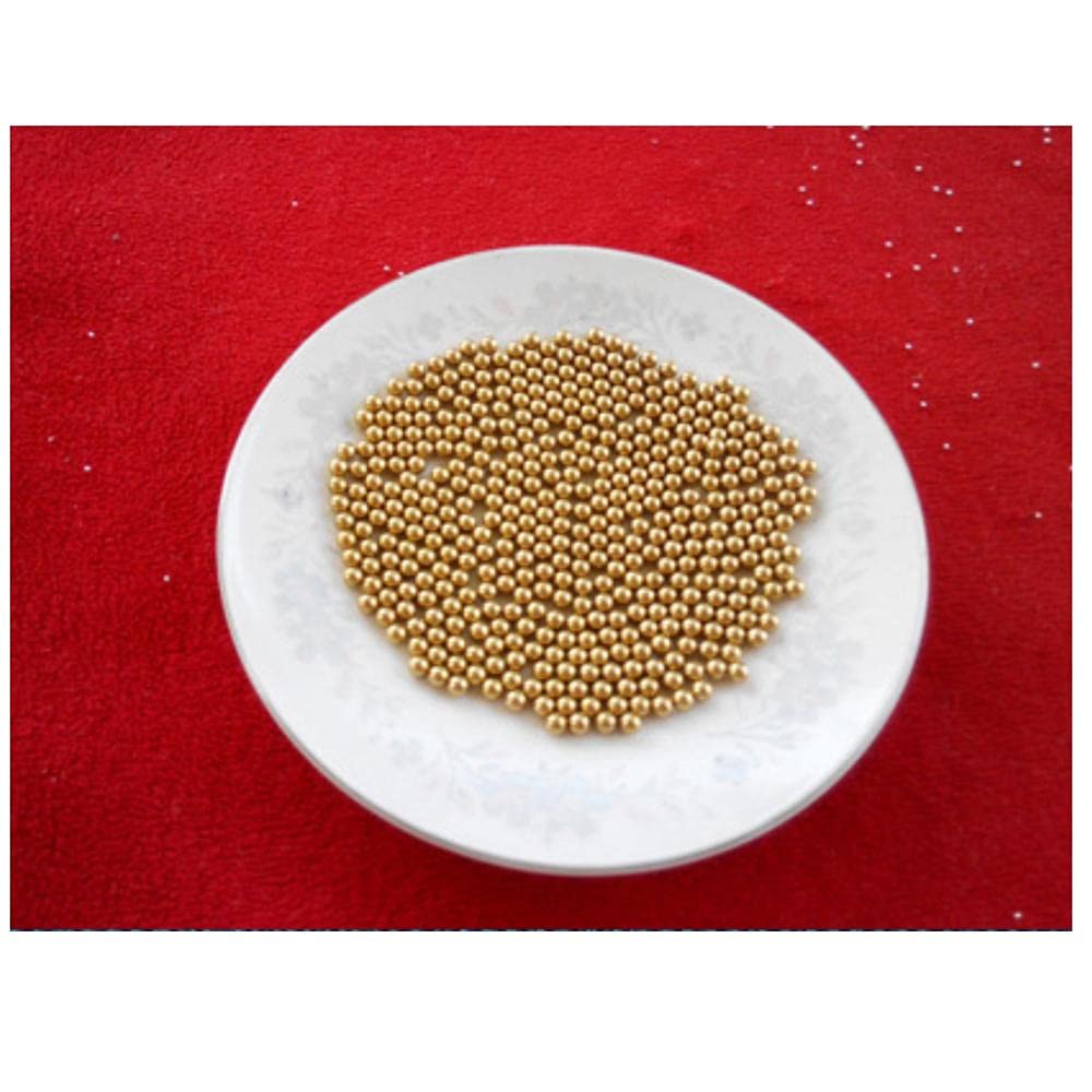 Koraliki miedziane, kulki miedziane, stałe butik, precyzja H62 stała czysta mosiężna kulka 2 3 4 5 6 8 10 12 mm-8mm [0,5 kg]