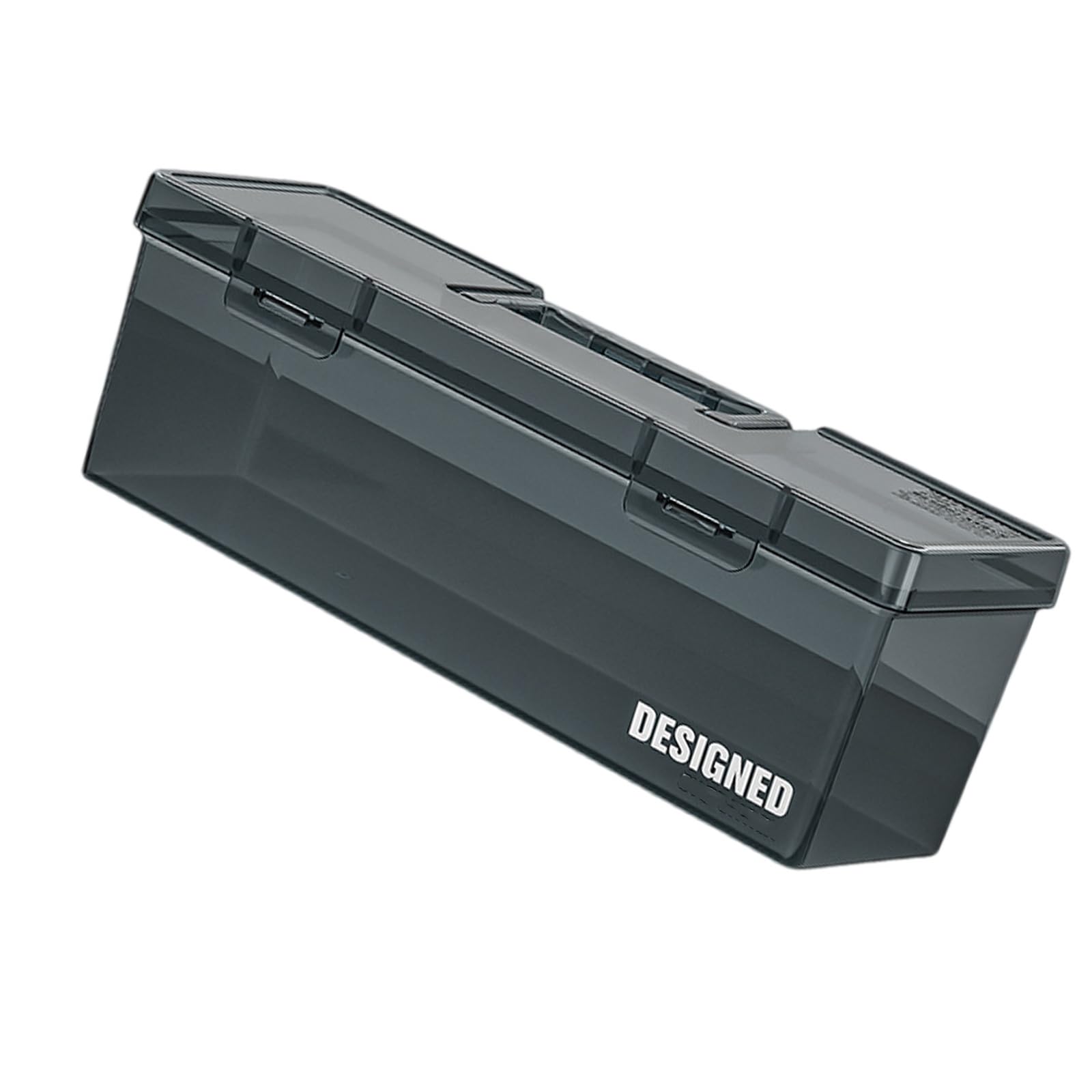 Lightweight Secure Tool Container Box Organizers Case Designed for Storing Electronic Spare Parts and Tiny Workshop Items Clear Box