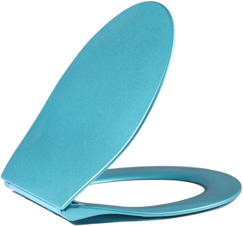 Button Toilet Cover is Convenient to Clean Slow Down and No Noise Universal