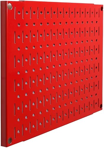 Miniatura 2 de Juego de tableros organizadores de metal de clavijas para pared, cuatro tableros de 12 pulgadas de alto x 16 pulgadas de ancho, para almacenamiento,