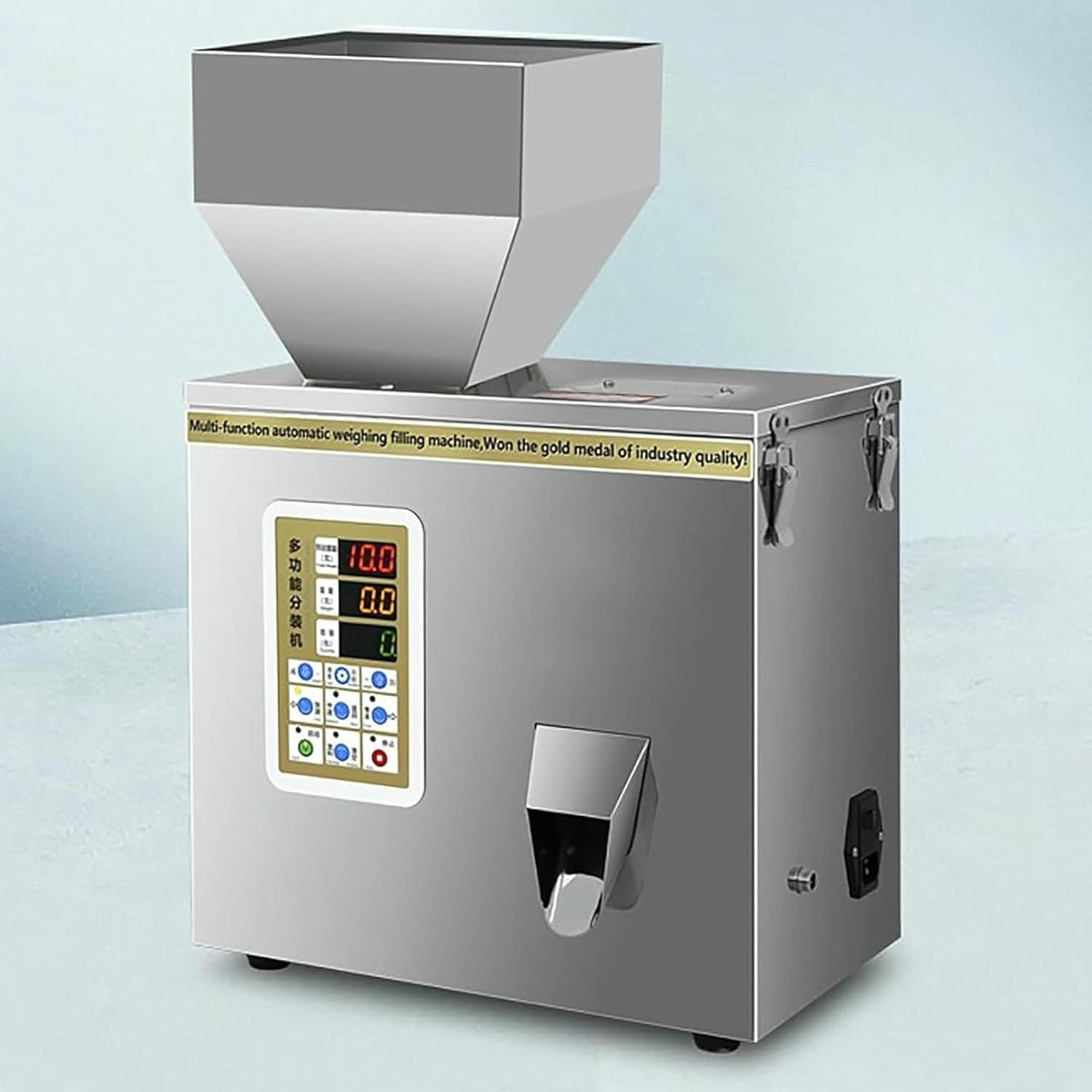 Automatic Dispenser Machine with 3-Speed Control for Precise Filling of Grains, Tea, and Granules (10-500g)