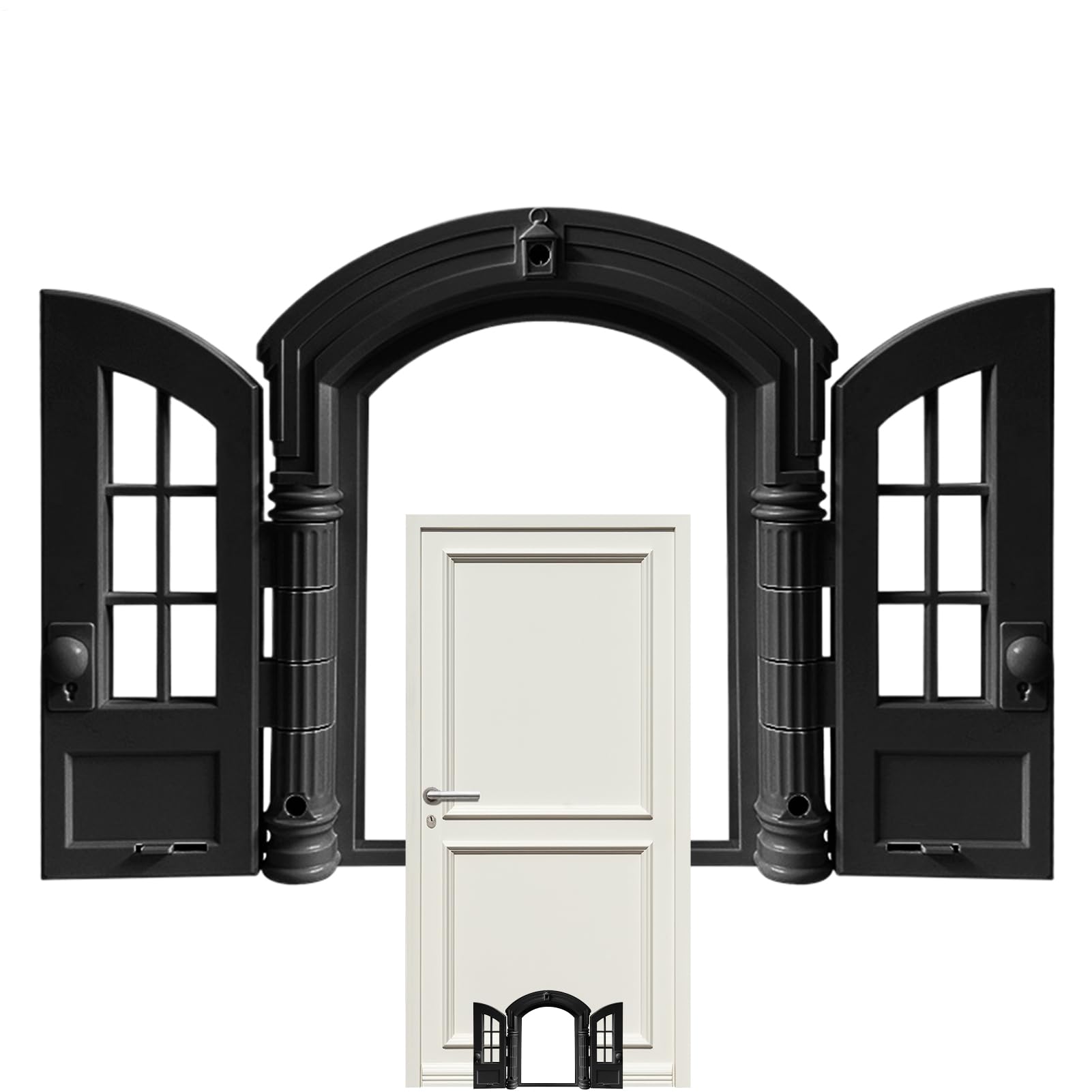 Porte pour chaton et fournitures de salon pour sécuriser les fenêtres d'angle et les chambres