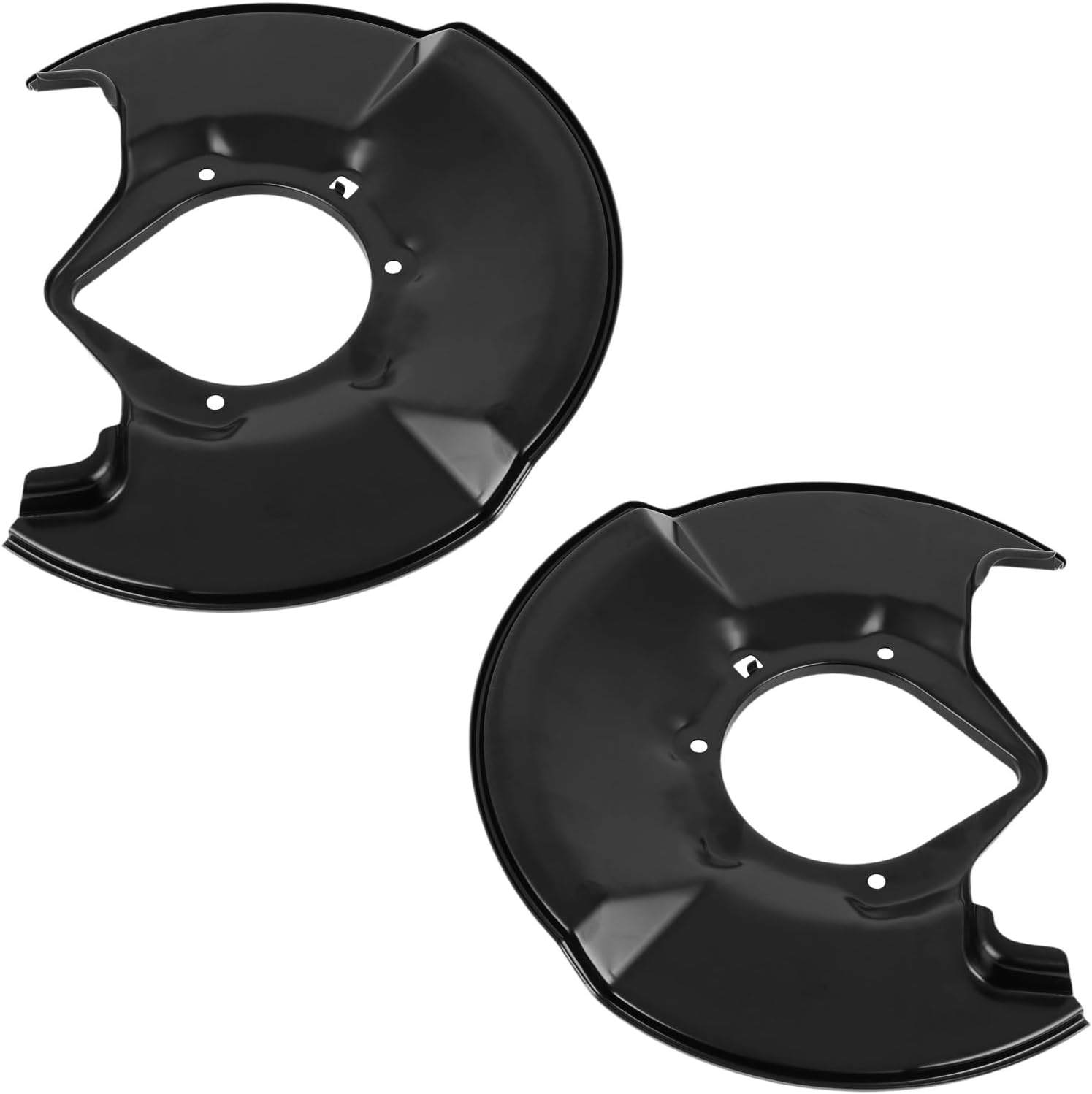 cciyu 45255-6NA-A00,45255-SNA-A00 Brake Dust Shields Front Left & Right Fit for Honda for Civic 2006-2011, Black Brake Backing Plates 2PCS