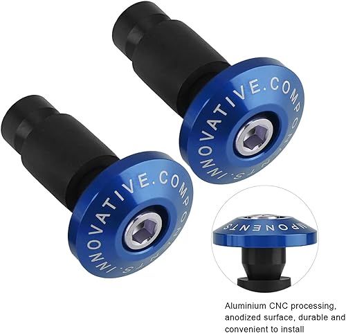 Miniatura 5 de Acouto - Extremos de barra de motocicleta de 0.866 in, 78 pulgadas, enchufe universal para manillar, tapas de enchufe deslizante para carreras ATV