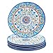 Certified International Corp Tuscany Dinner Plate, 11", Multicolored, Set of 6