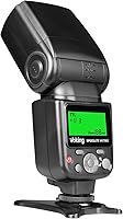 Vista 4 de VK750II TTL Flash de cámara Speedlite con pantalla LCD compatible con Nikon D3500 D3400 D3300 D3200 D3100 D5600 D7100 D7200 D5300 D5500 D500 D850
