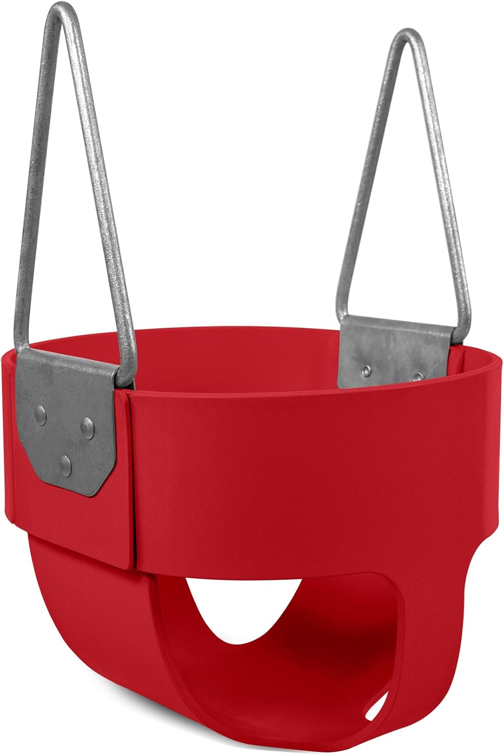 American Swing Red Polymer Full Bucket Toddler Swing Seat - Residential Only