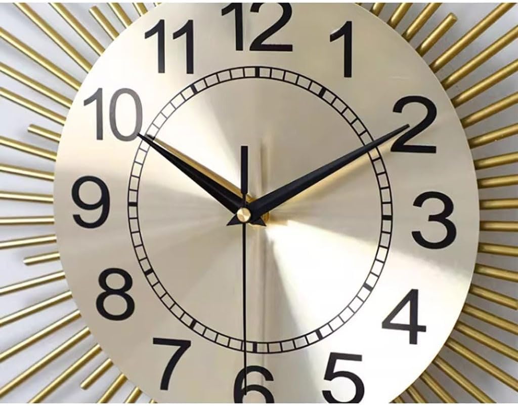 Wall Clock Creative Clock Wall Clock Living Room Fashion Home Decoration Wall Clock Light Luxury Art Wall Clock Clock for Wall(Small)