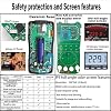 ZT-702S 2-in-1 Oscilloscope Multimeter with 2.8 Inch IPS Display,9999 Counts, Single Channel 10MHZ Bandwidth,48MSa/s High Real-time Sampling Rate,400V Input Voltage,Measures Ohm-Volt-Tester