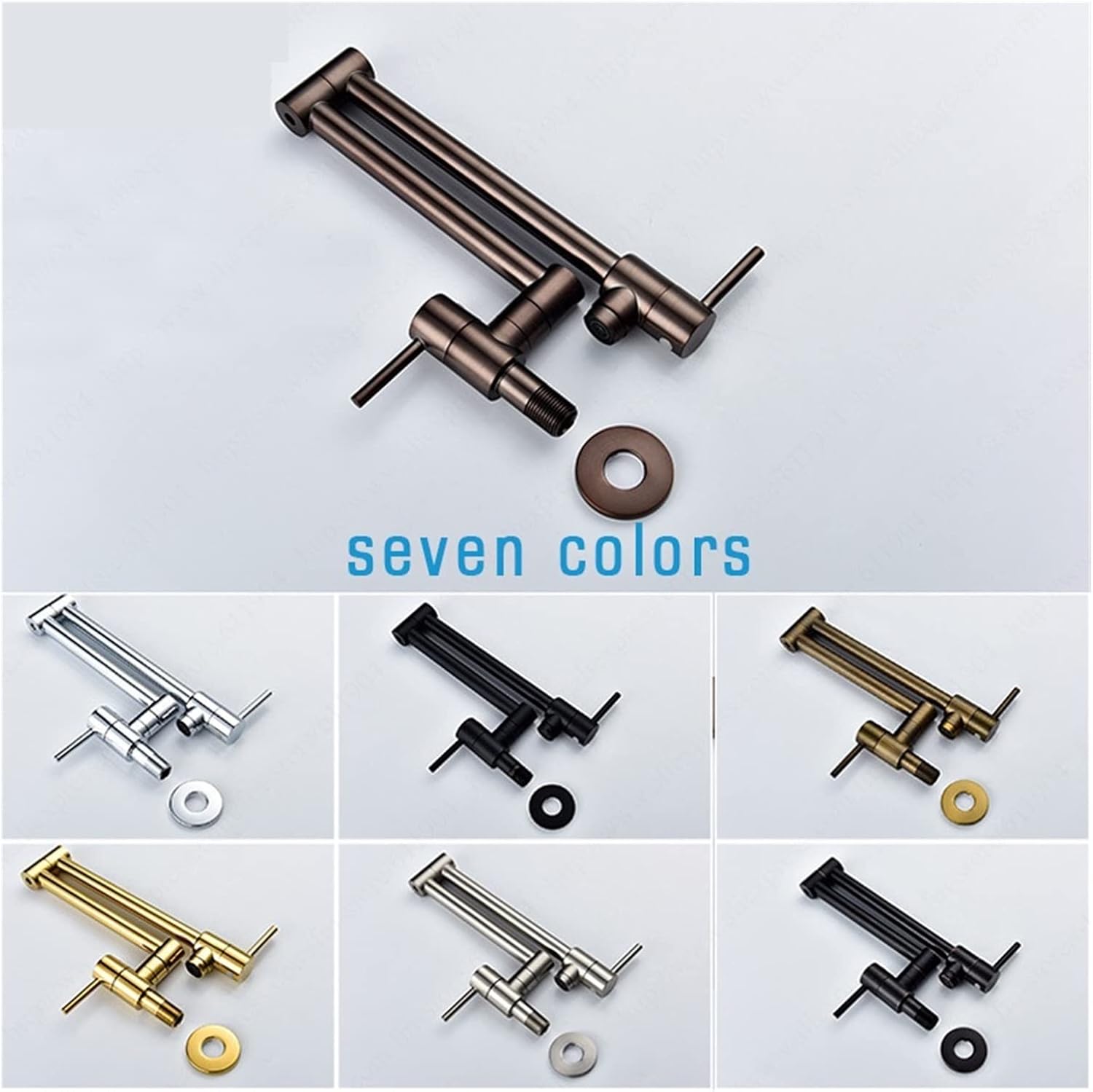 ゆき シンク用蛇口、 真鍮ポットフィラー蛇口スイングスパウト壁掛け