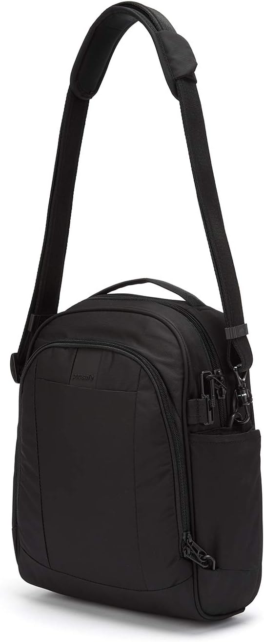 Top Rated Pacsafe Metrosafe LS250 Lightweight Anti Theft Shoulder Bag, 12 Liter - Black