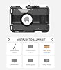 Kit de lujo Aulumu A16 de fibra de aramida + billetera magnética transparente G03 con porta tarjetas [gris translúcido] para iPhone 16 Pro | kit de tecnología de lujo 5